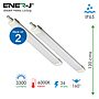 LED Triproof Batten IP65 36W 120cms 6000K (pack of 2 units)